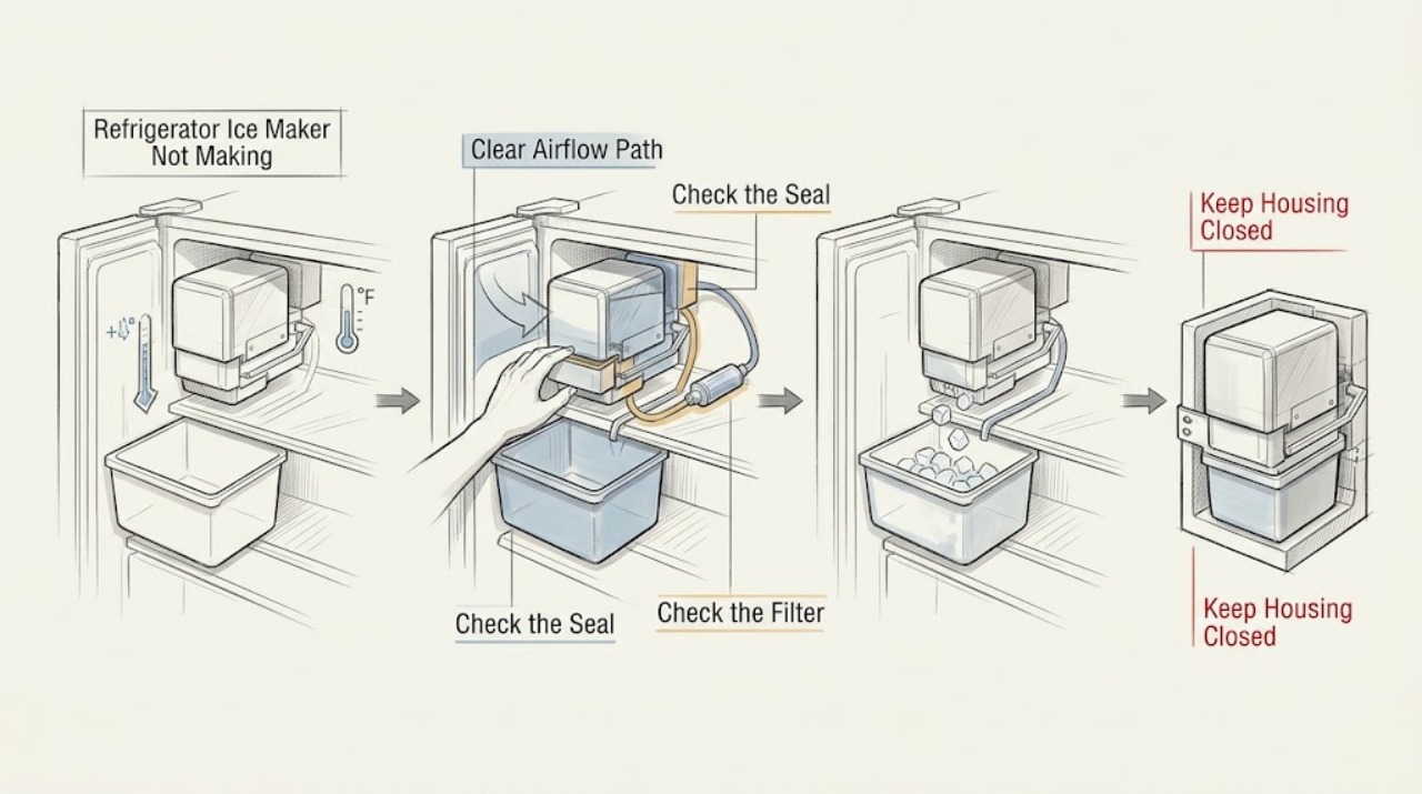 Refrigerator Ice Maker Not Making