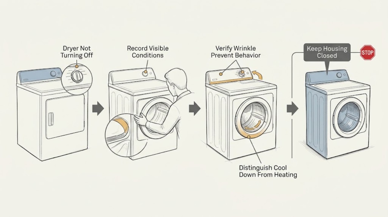 Dryer Not Turning Off