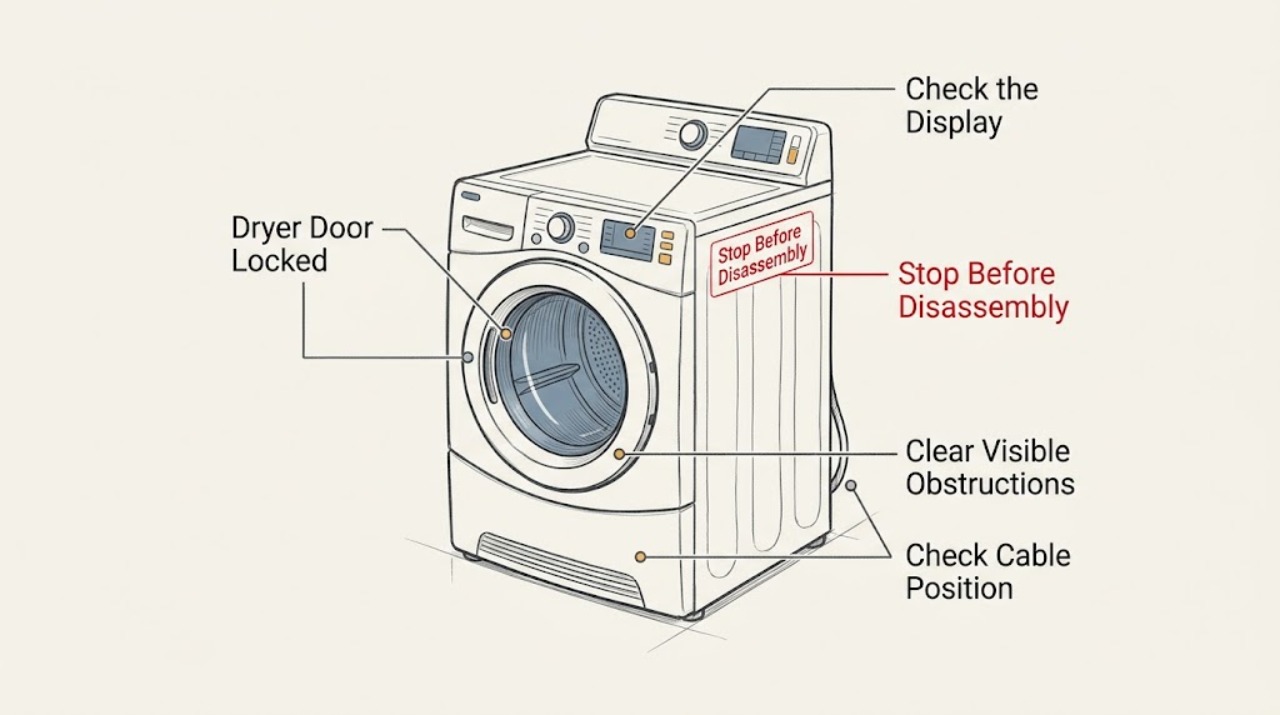Dryer Door Locked