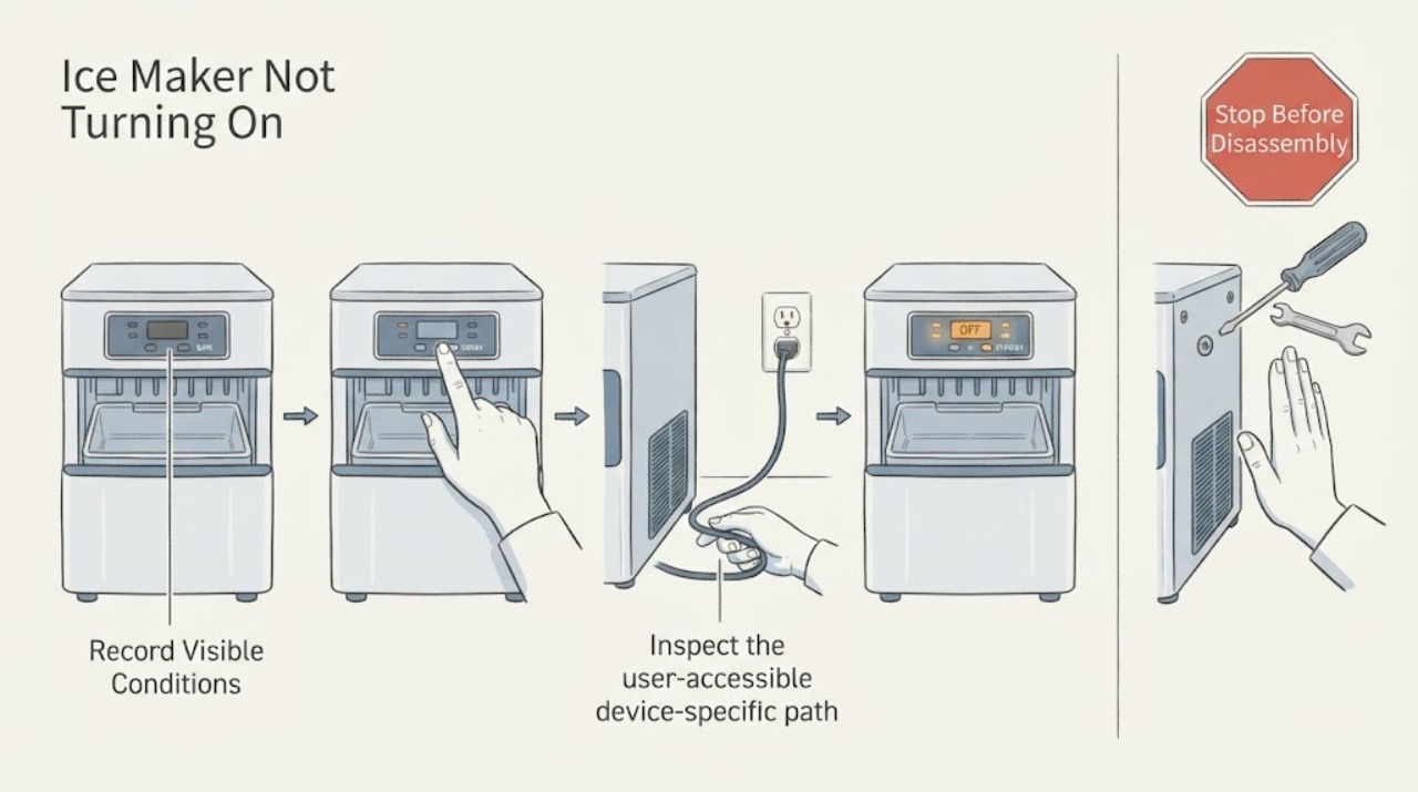 Ice Maker Not Turning On
