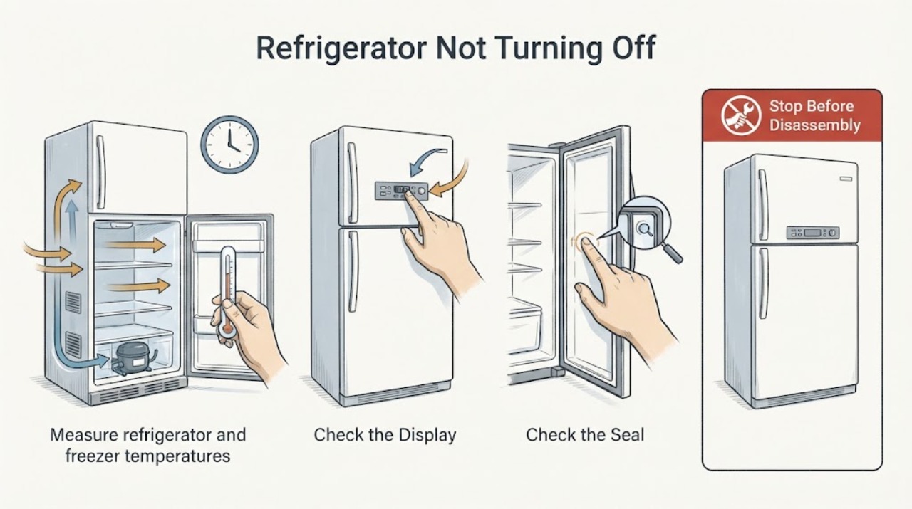 Refrigerator Not Turning Off