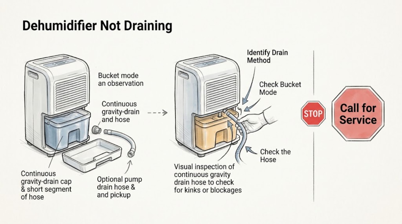 Dehumidifier Not Draining