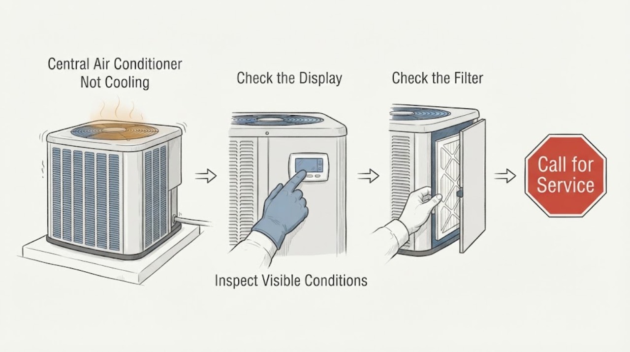 Central Air Conditioner Not Cooling