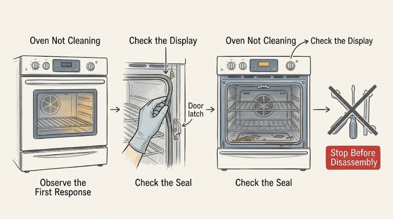 Oven Not Cleaning