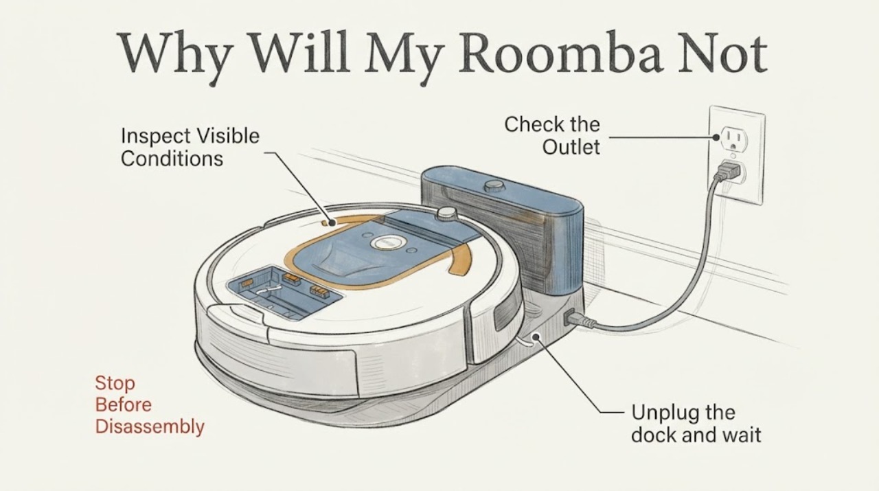 Why Will My Roomba Not