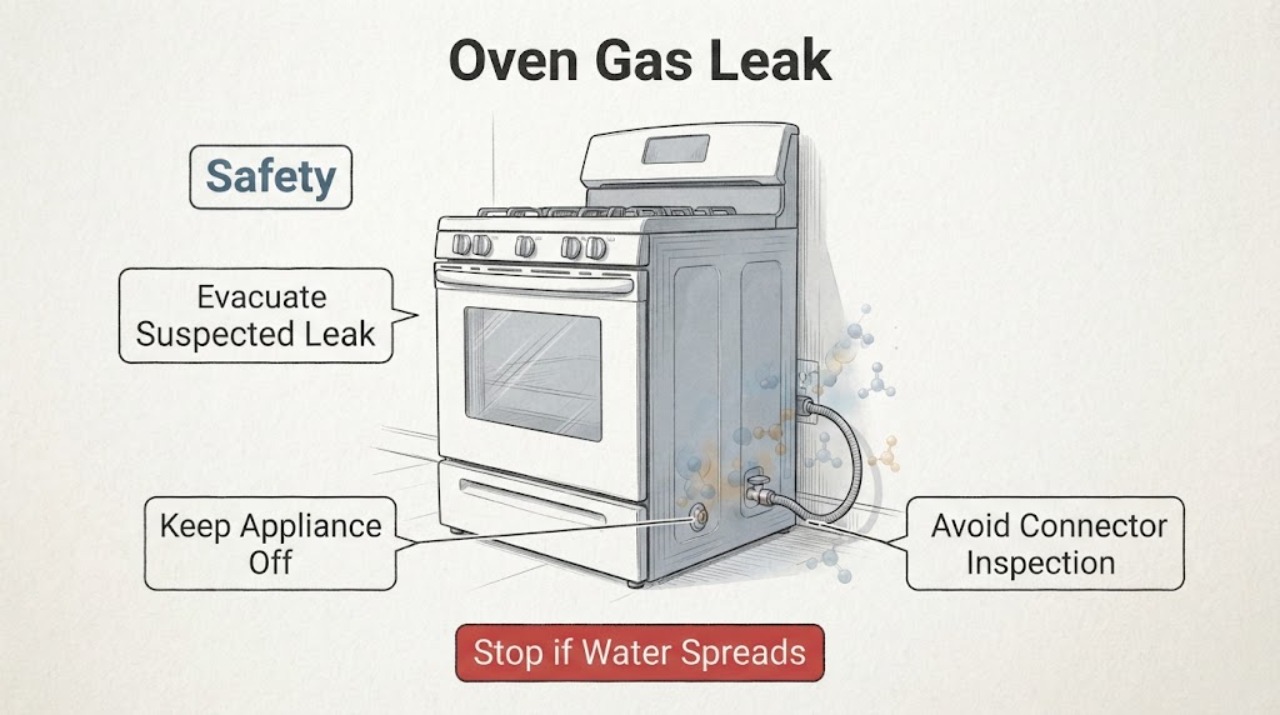 Oven Gas Leak | Safety