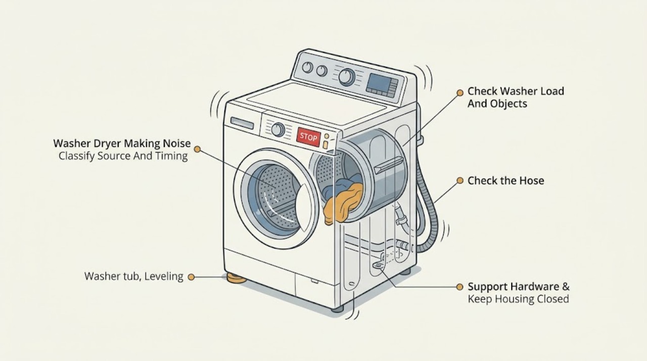 Washer Dryer Making Noise
