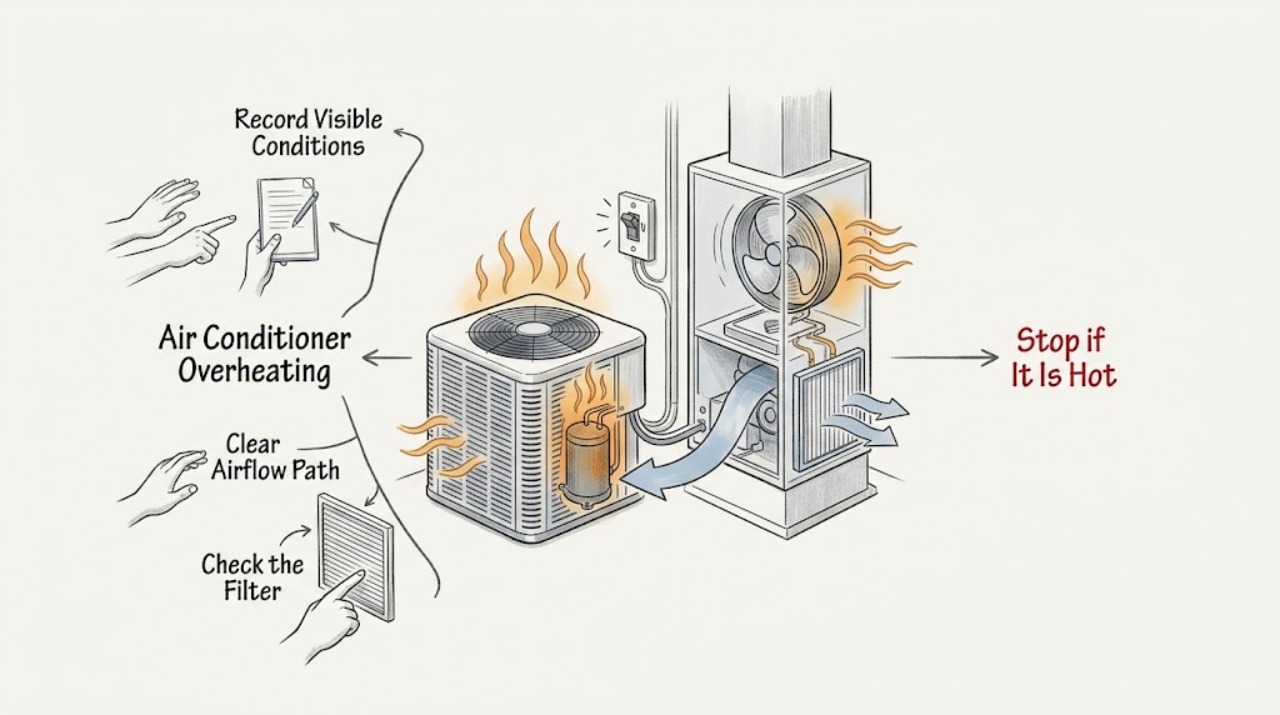 Air Conditioner Overheating