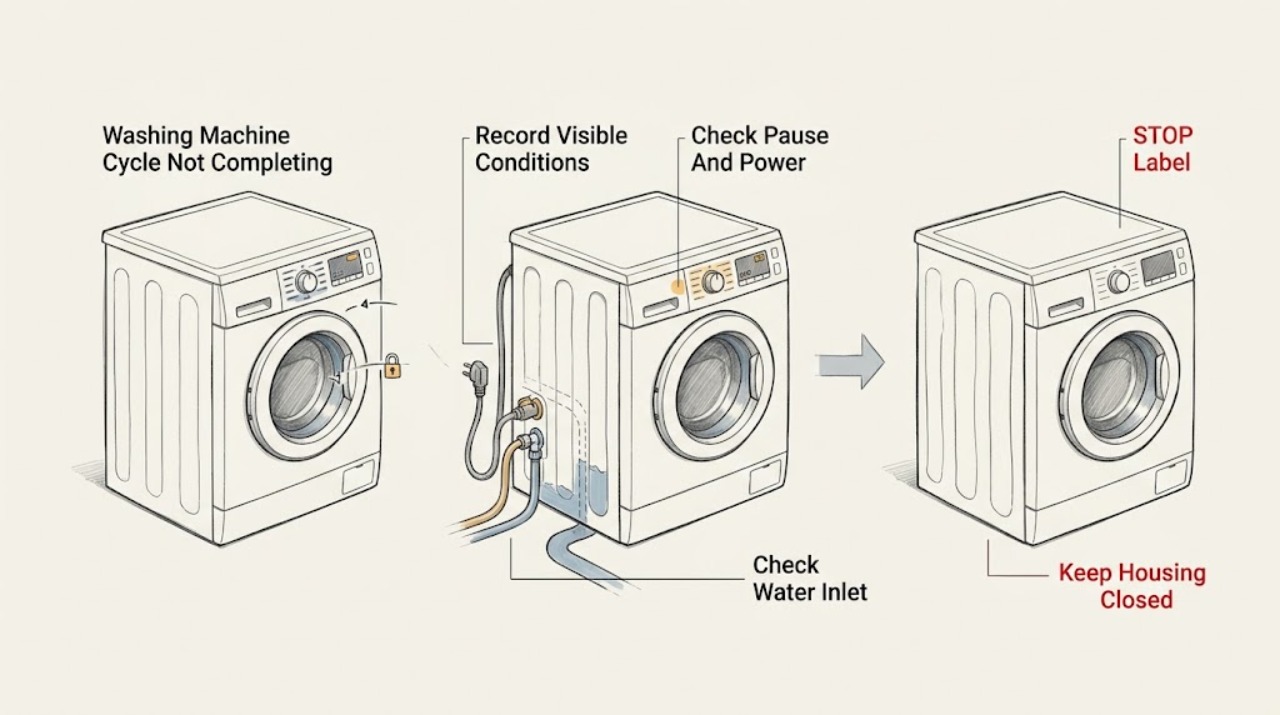 Washing Machine Cycle Not Completing
