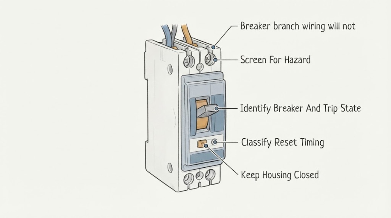 Breaker branch wiring will not
