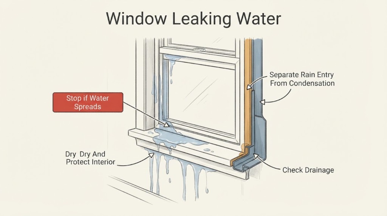 Window Leaking Water