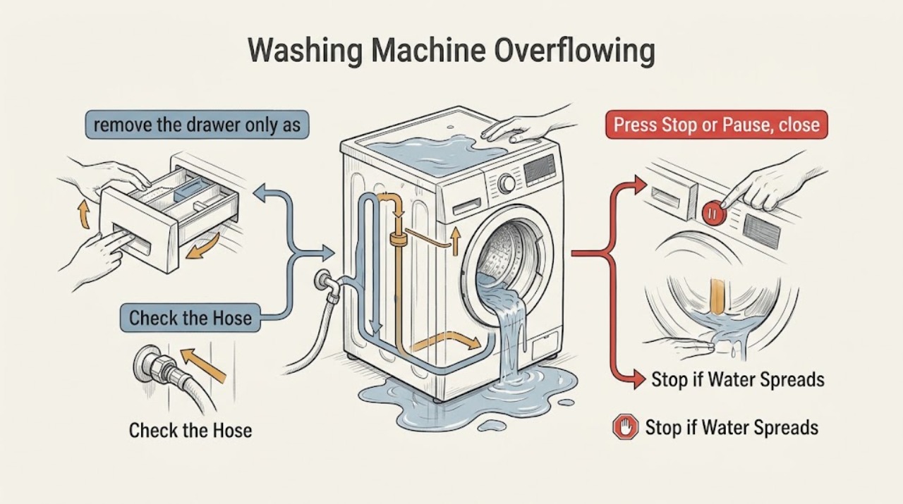 Washing Machine Overflowing