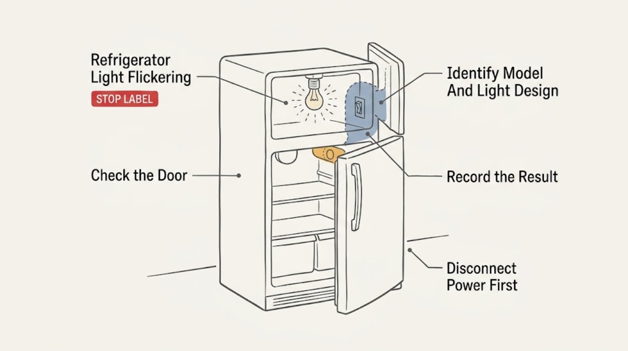 Refrigerator Light Flickering