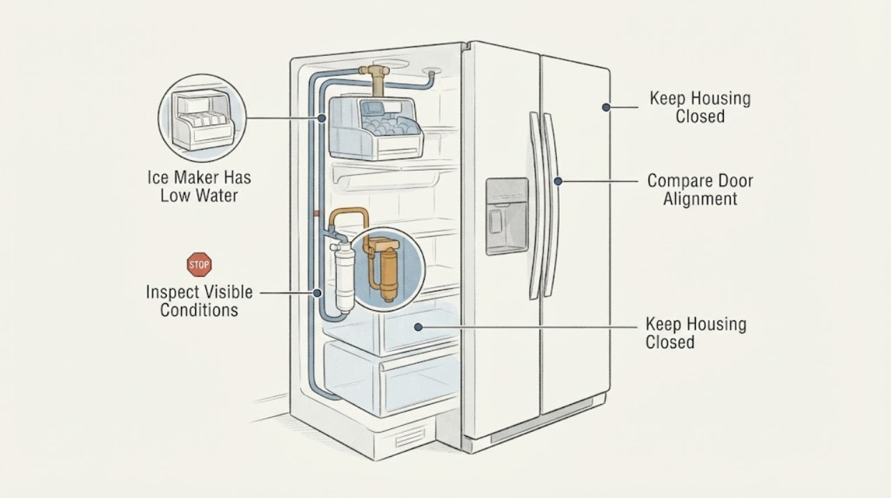 Ice Maker Has Low Water