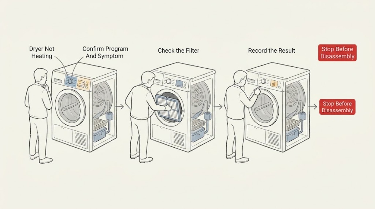 Dryer Not Heating