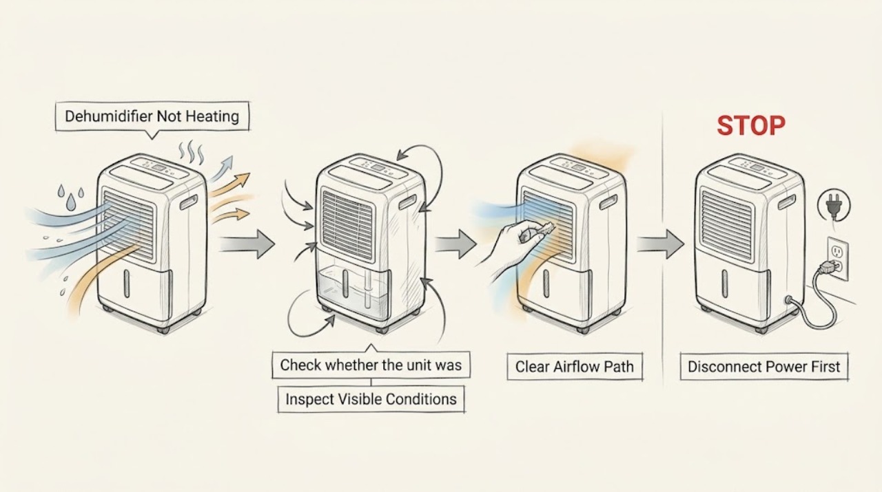 Dehumidifier Not Heating