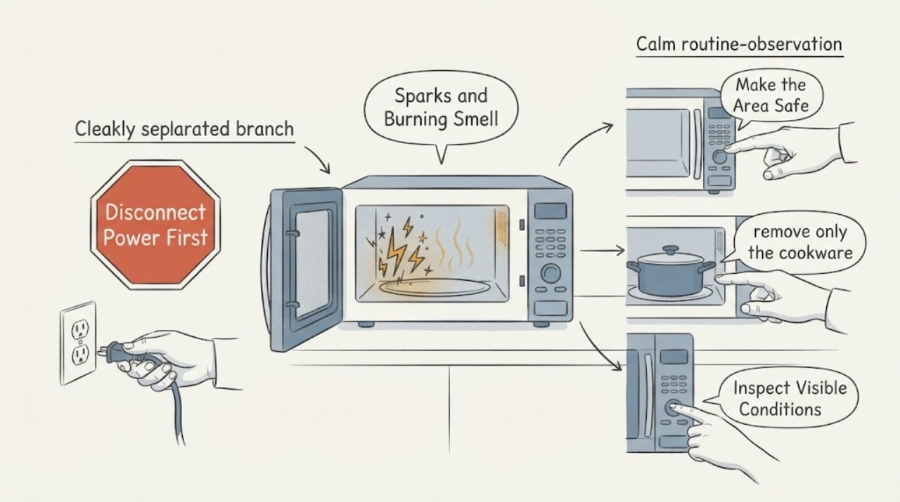 Sparks and Burning Smell