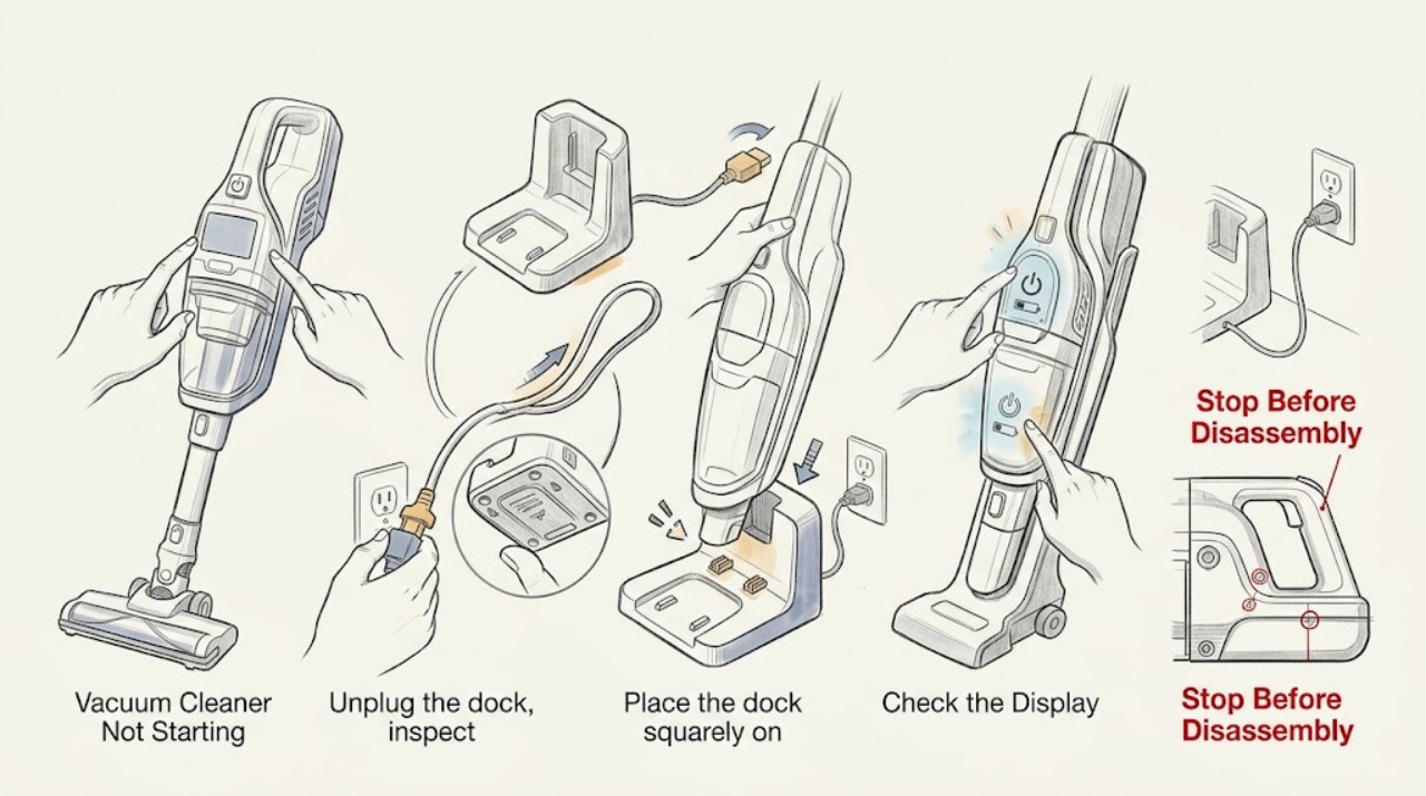Vacuum Cleaner Not Starting
