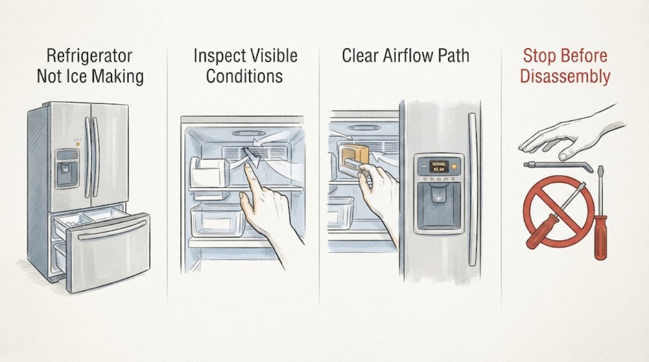 Refrigerator Not Ice Making