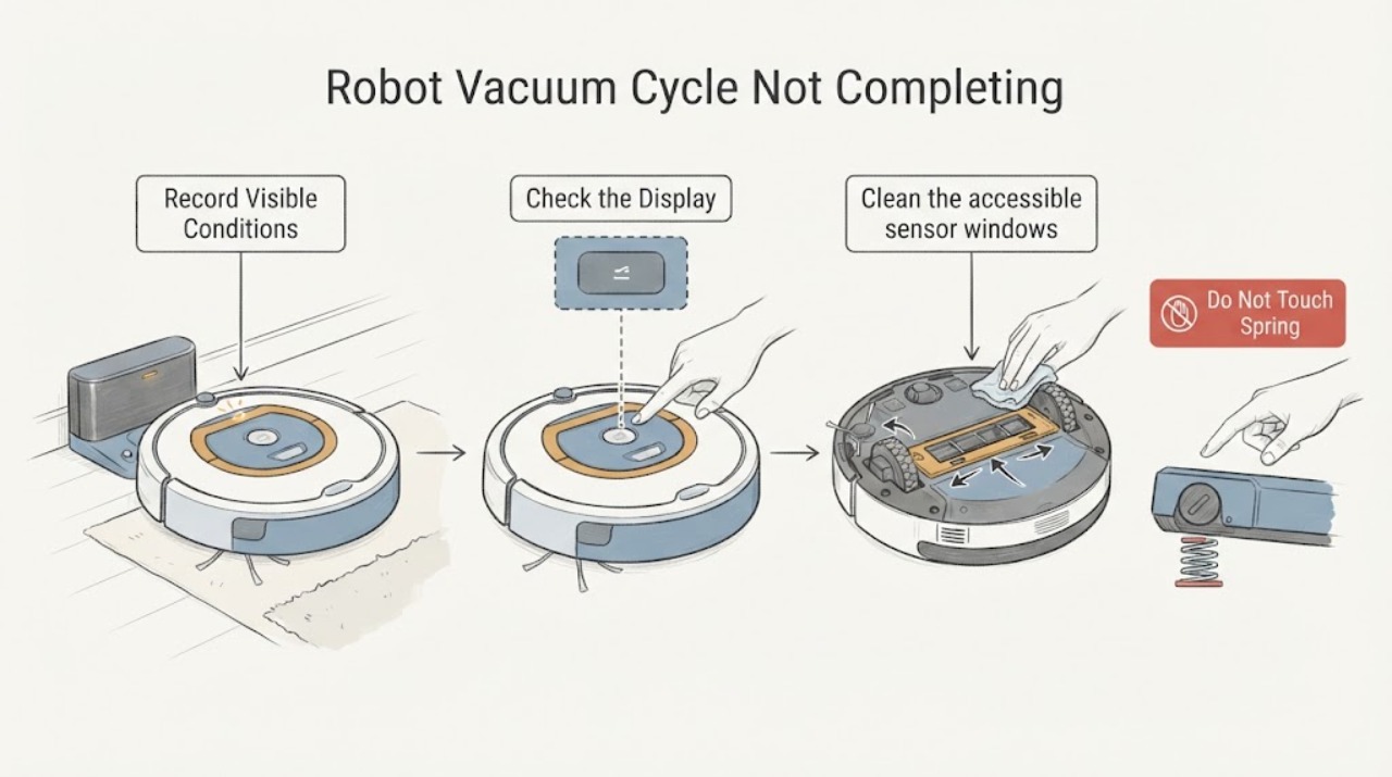 Robot Vacuum Cycle Not Completing