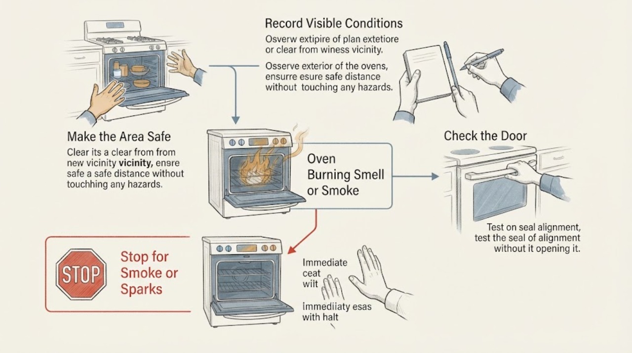 Oven Burning Smell or Smoke