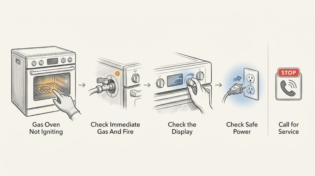 Gas Oven Not Igniting