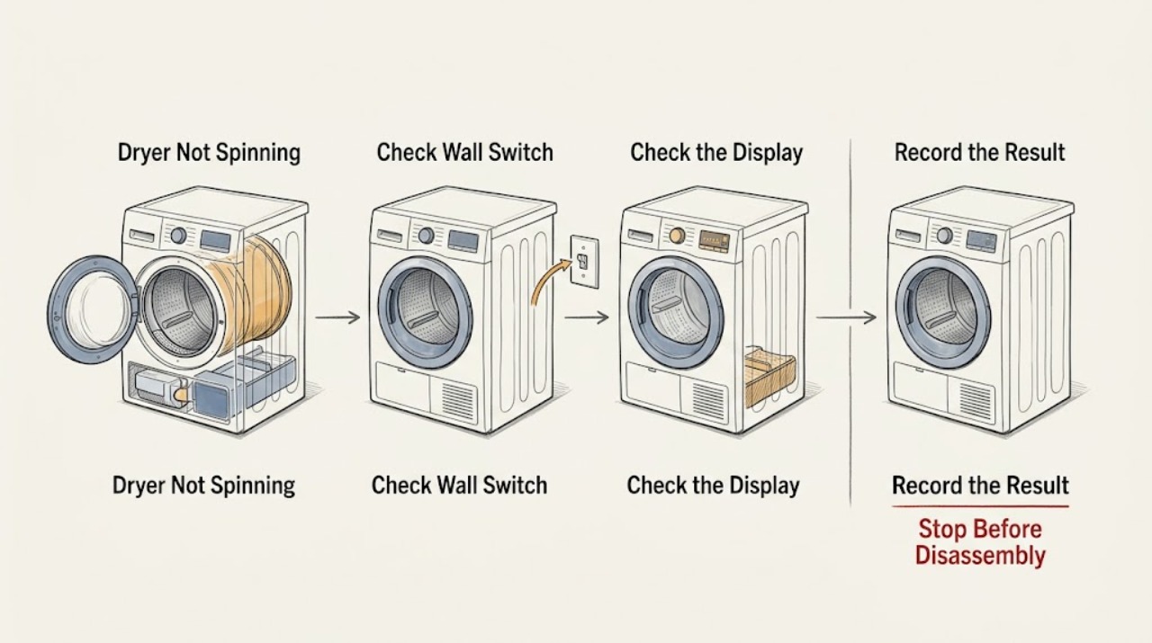 Dryer Not Spinning