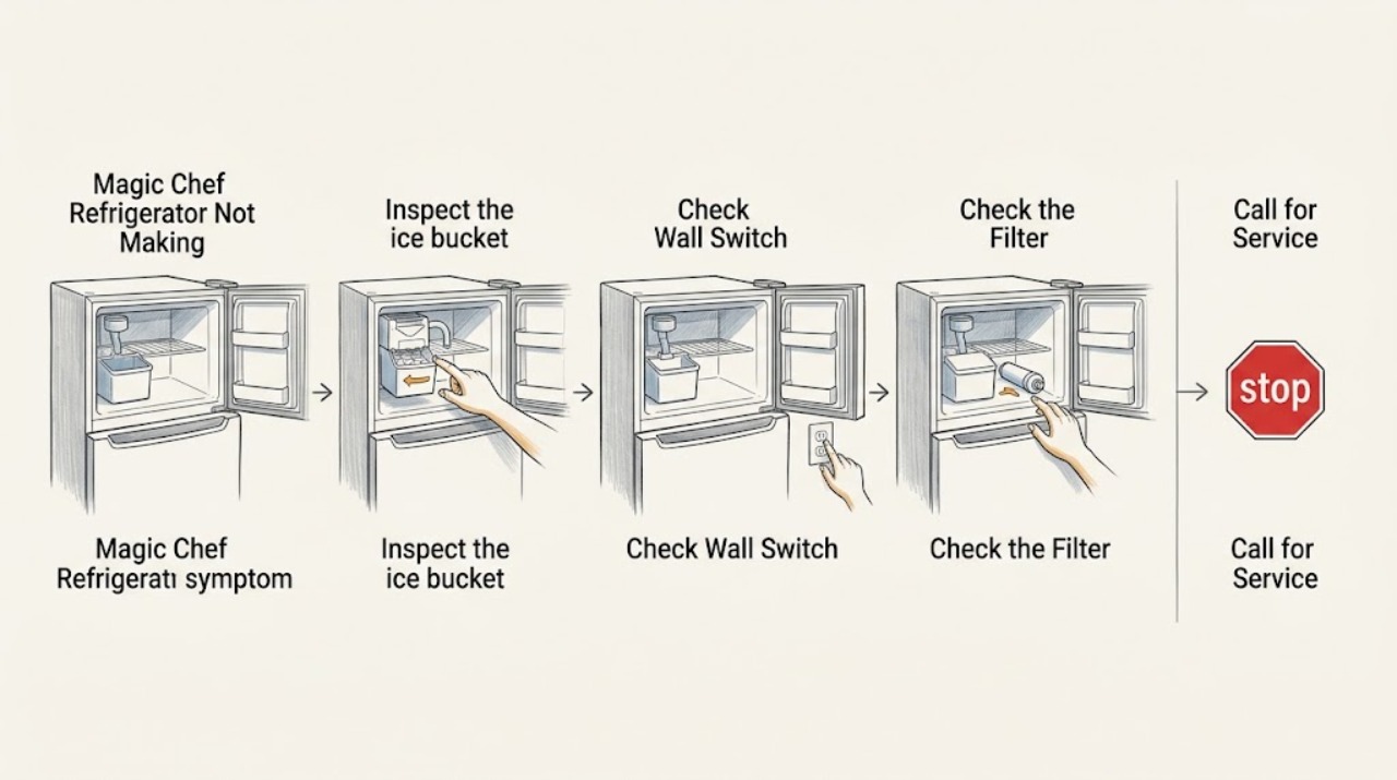 Magic Chef Refrigerator Not Making