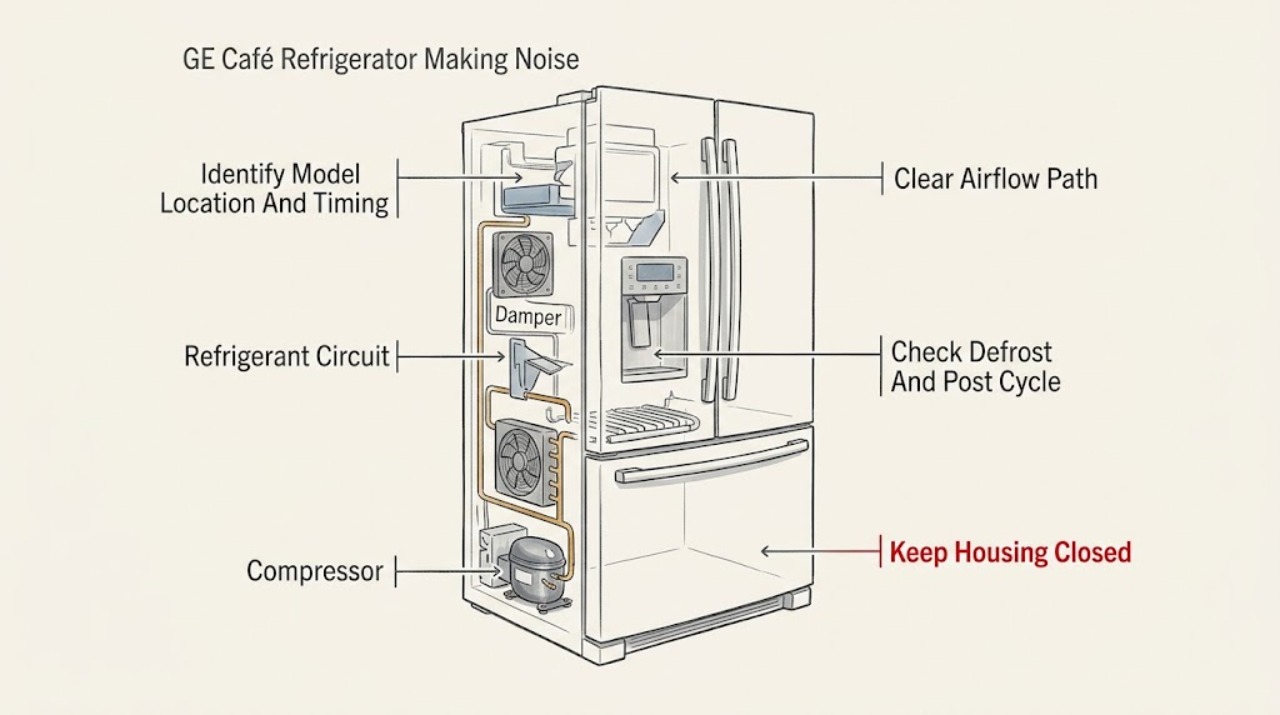 GE Café Refrigerator Making Noise