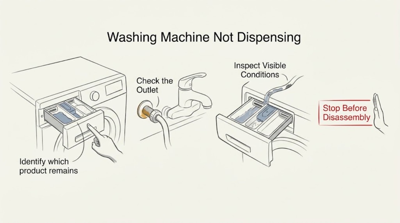 Washing Machine Not Dispensing