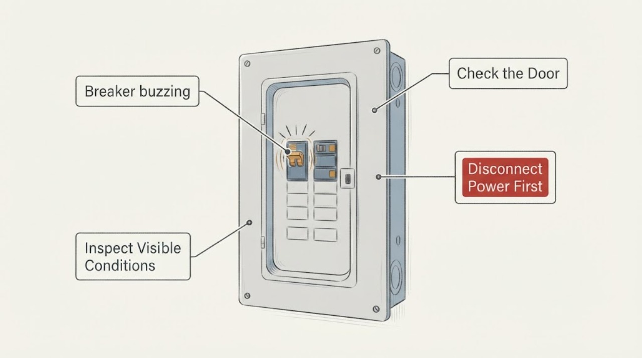 Breaker buzzing