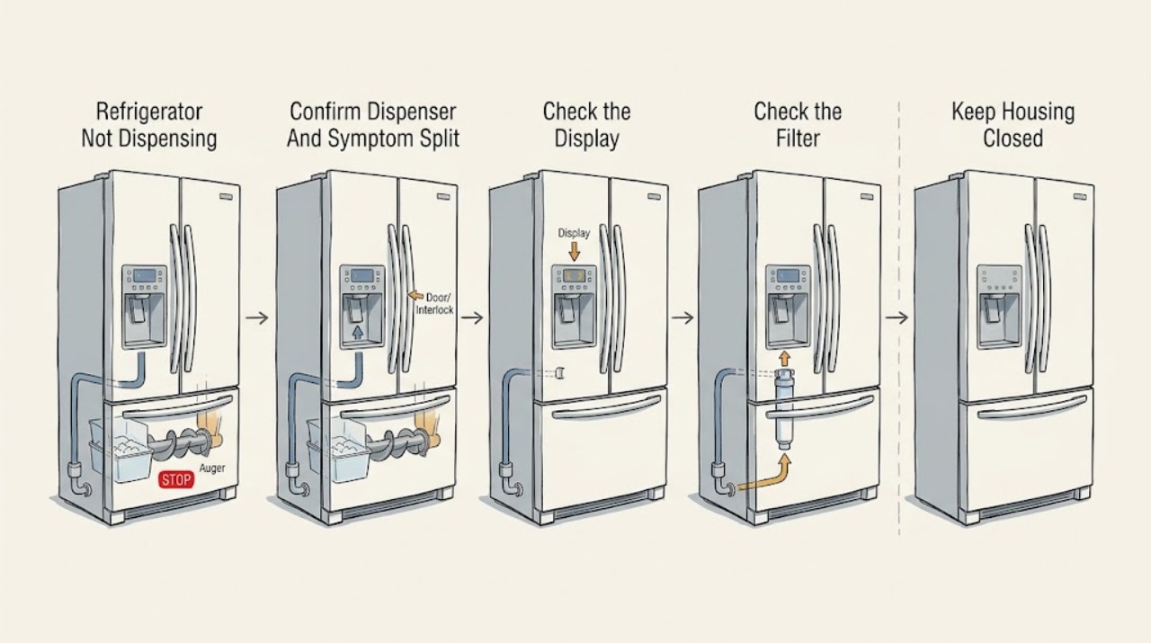Refrigerator Not Dispensing