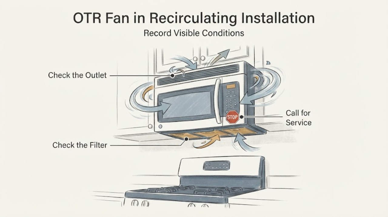 OTR Fan in Recirculating Installation