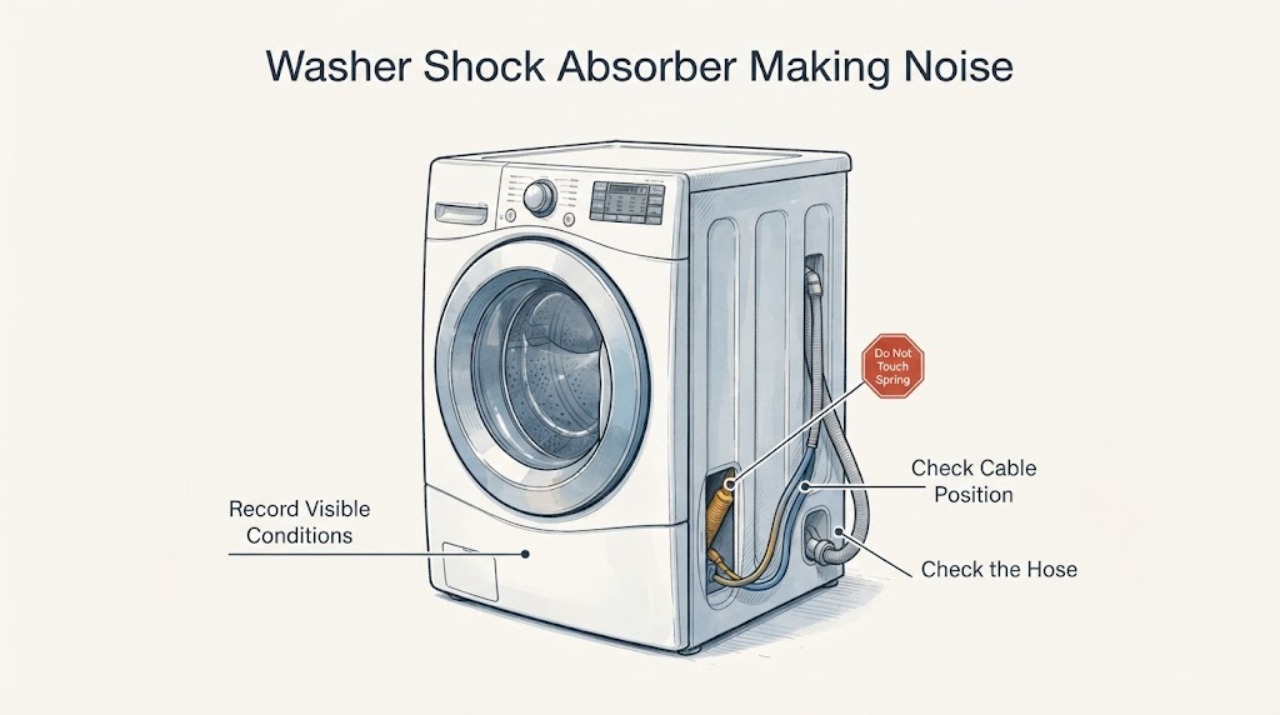 Washer Shock Absorber Making Noise