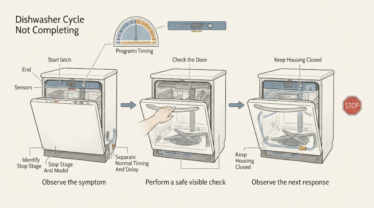 Dishwasher Cycle Not Completing