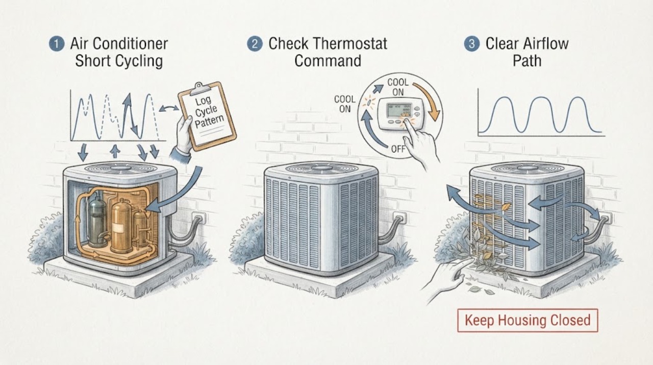 Air Conditioner Short Cycling