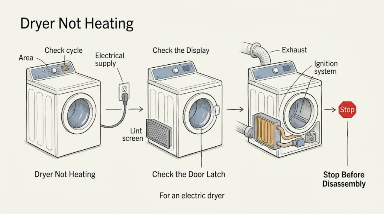 Dryer Not Heating