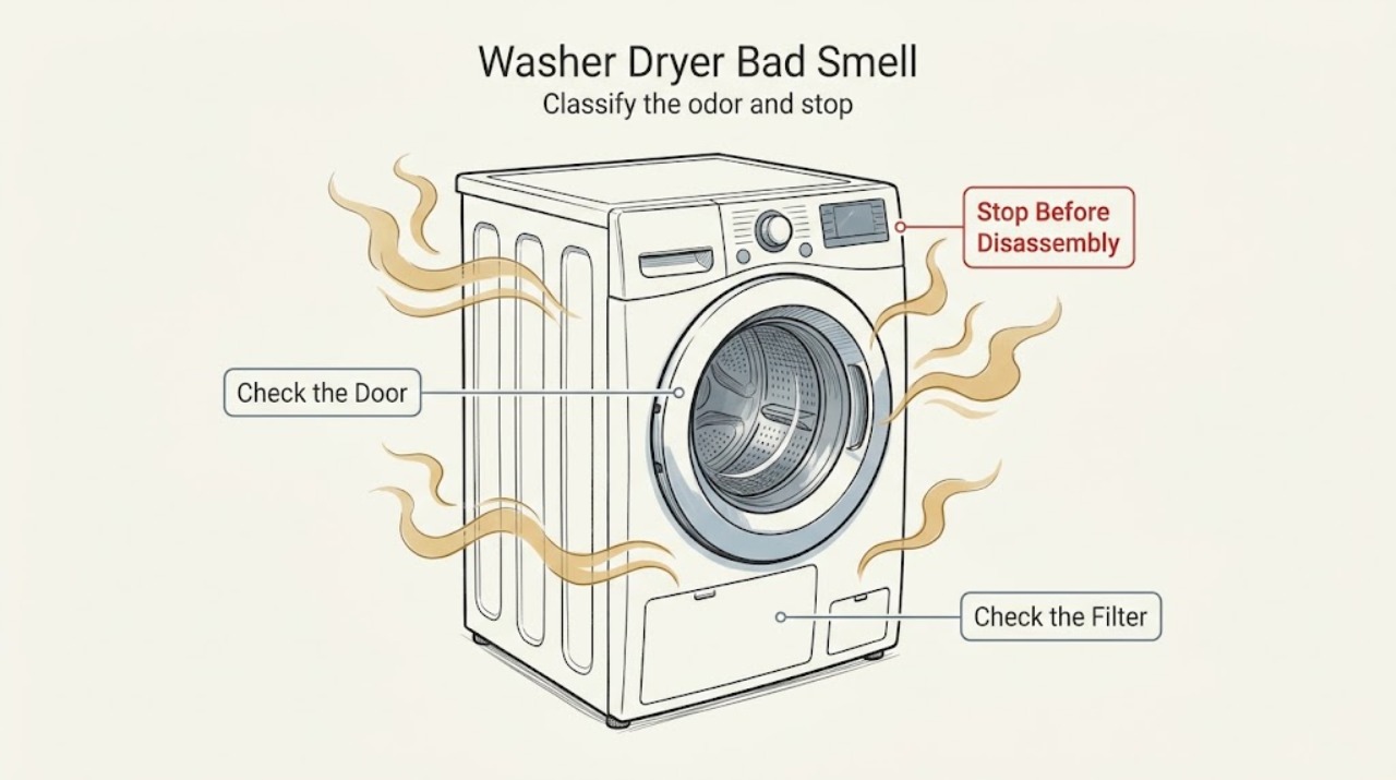 Washer Dryer Bad Smell