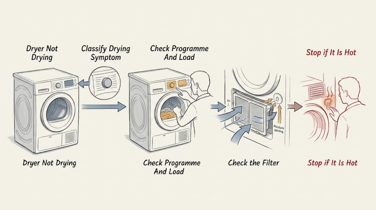 Dryer Not Drying