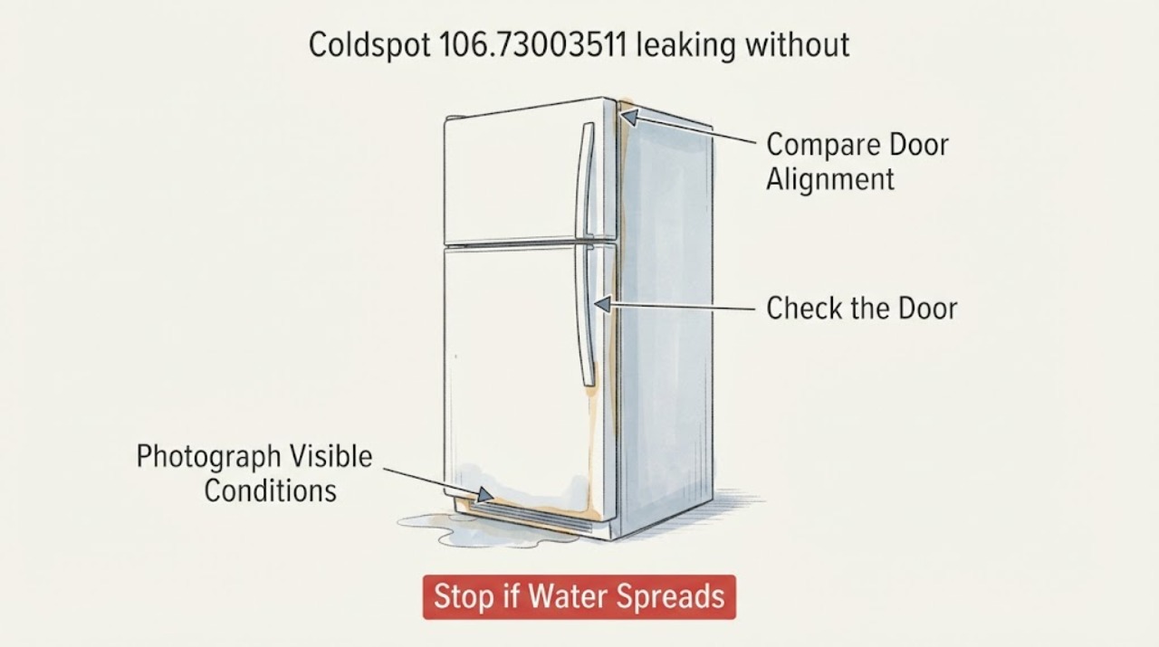 Coldspot 106.73003511 leaking without