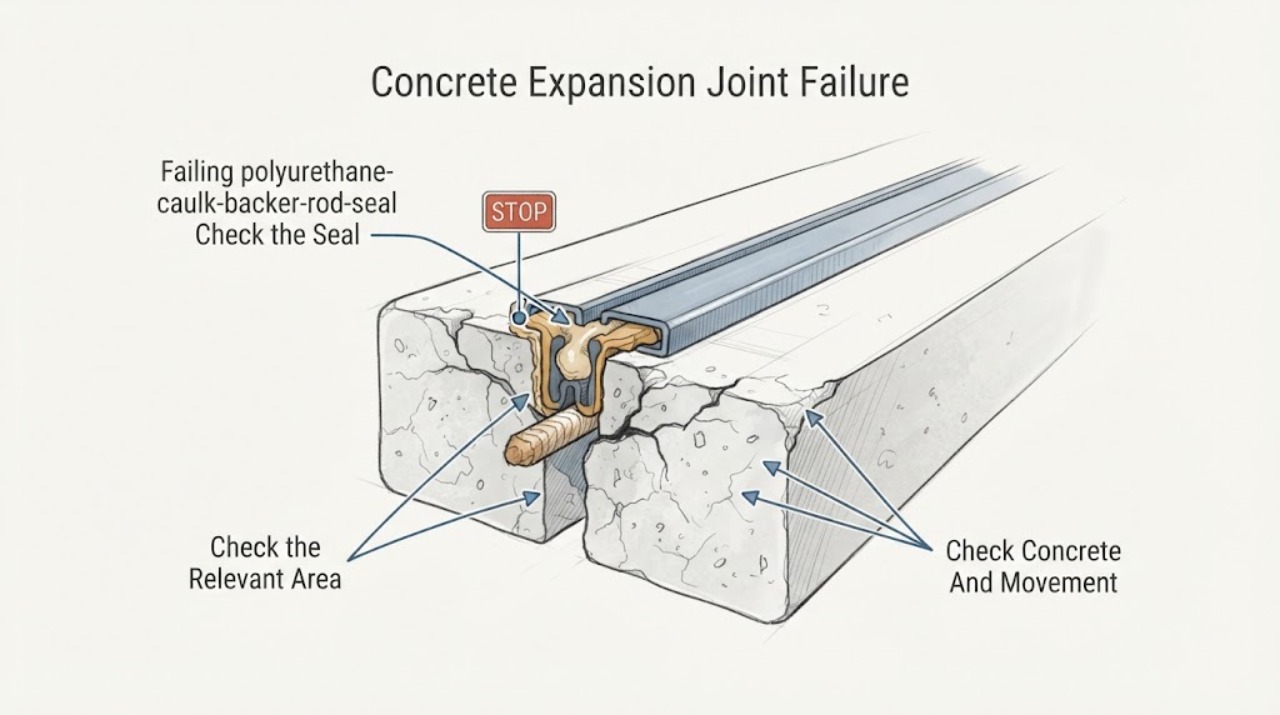 Concrete Expansion Joint Failure