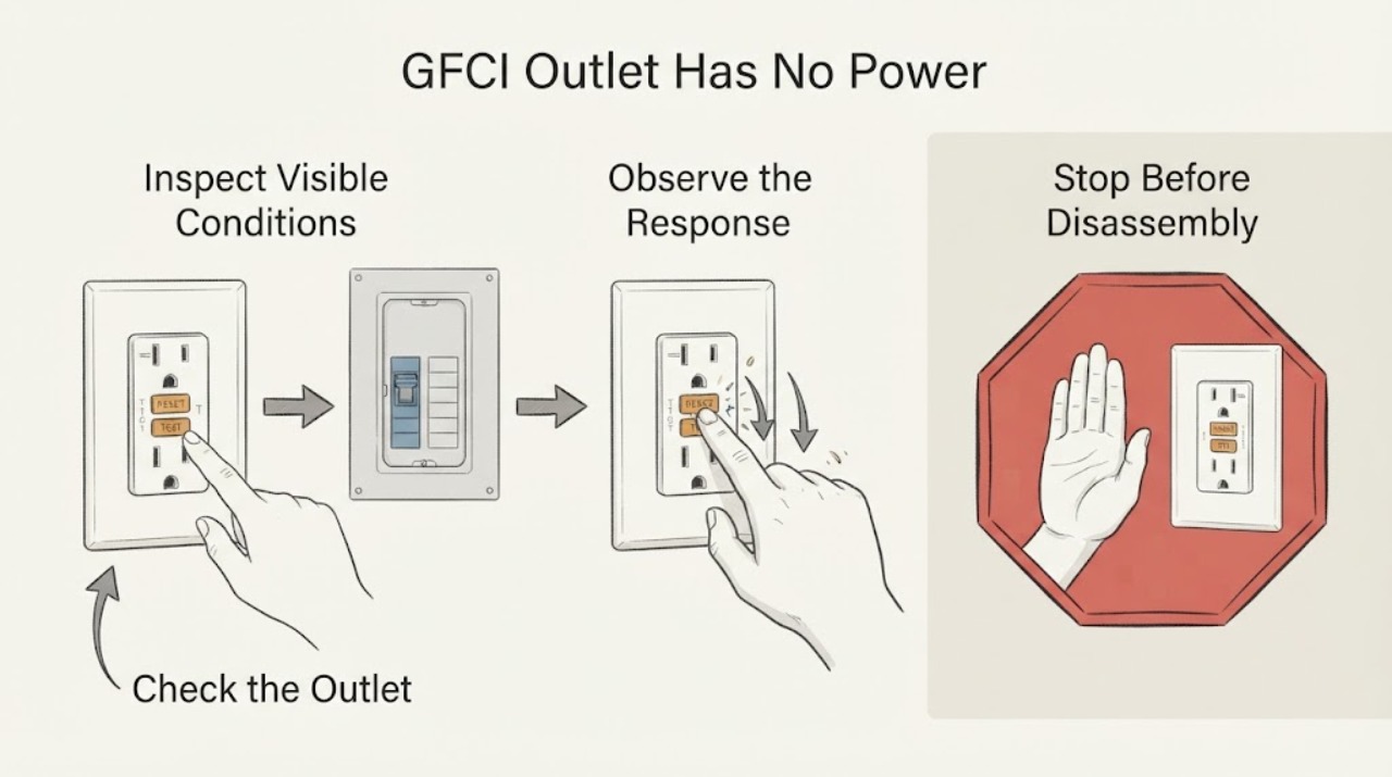GFCI Outlet Has No Power