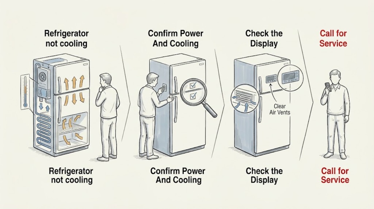 Refrigerator not cooling