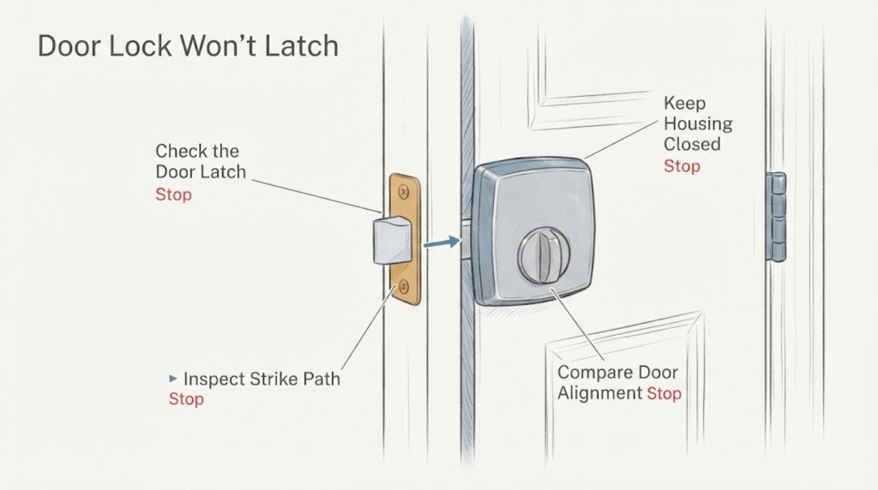 Door Lock Won't Latch