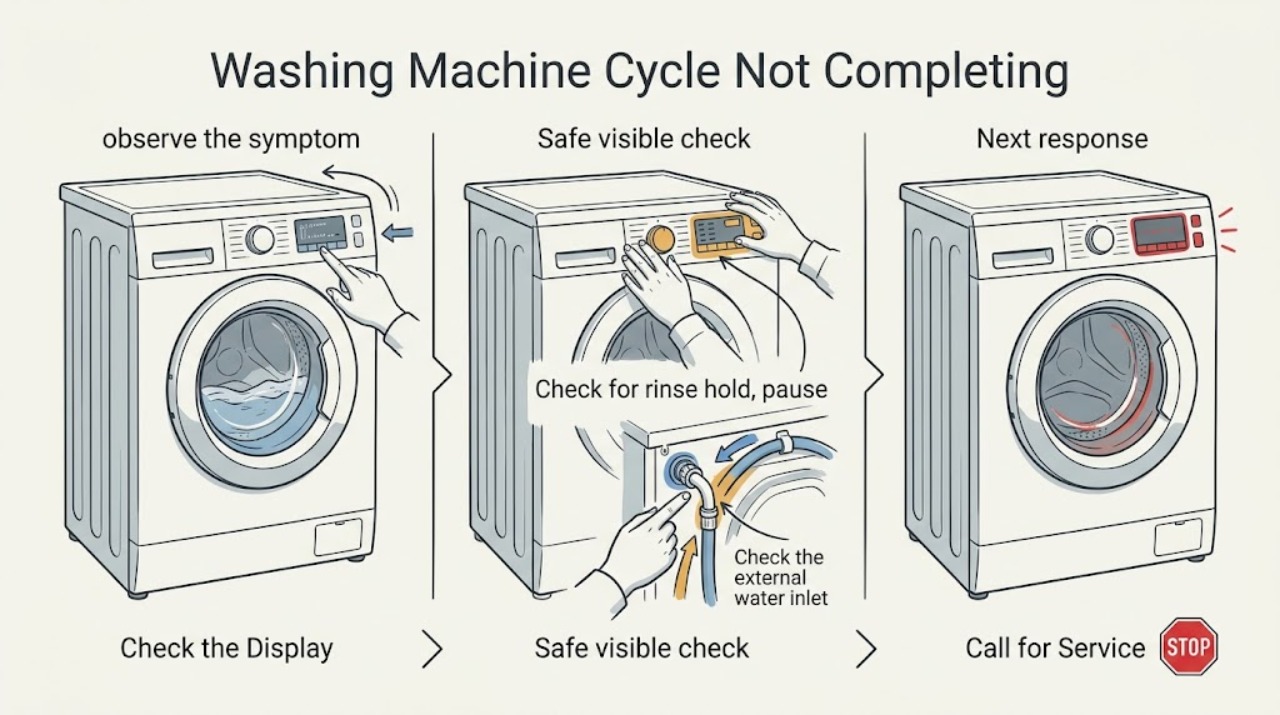 Washing Machine Cycle Not Completing