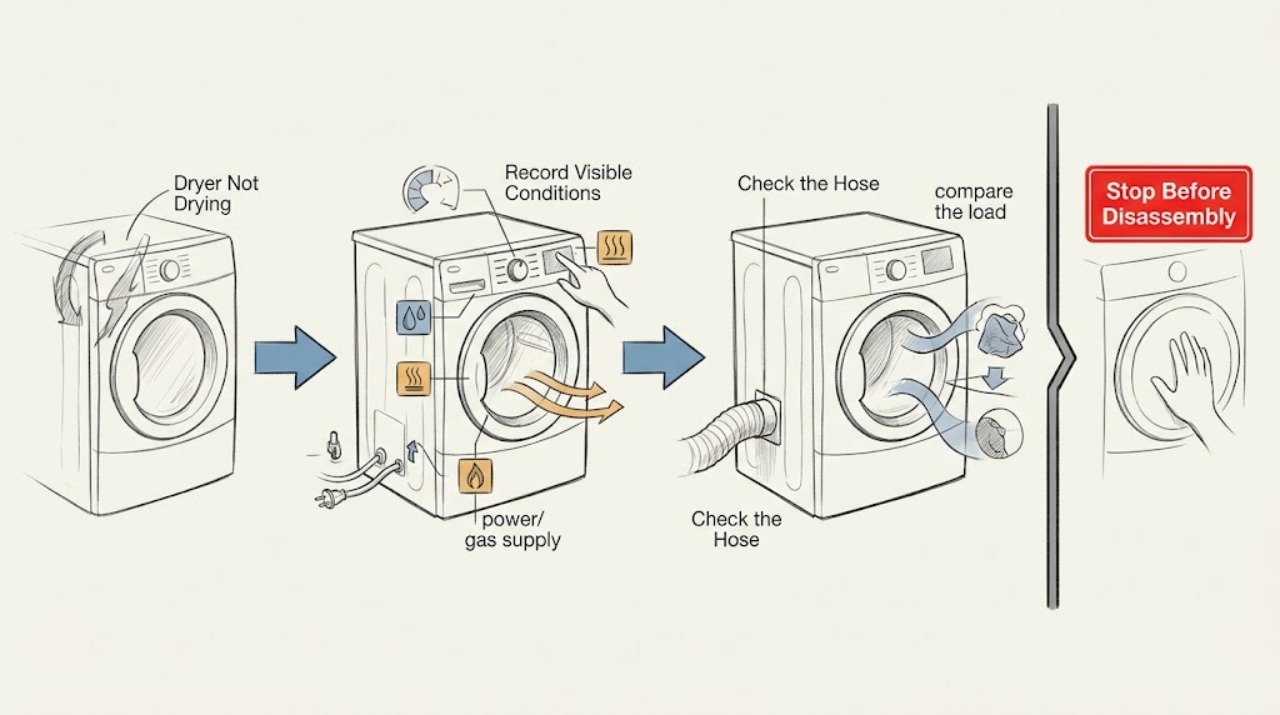 Dryer Not Drying