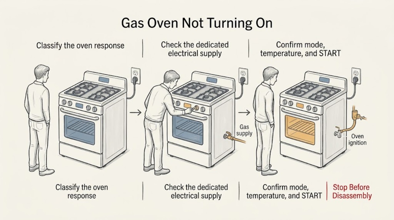 Gas Oven Not Turning On
