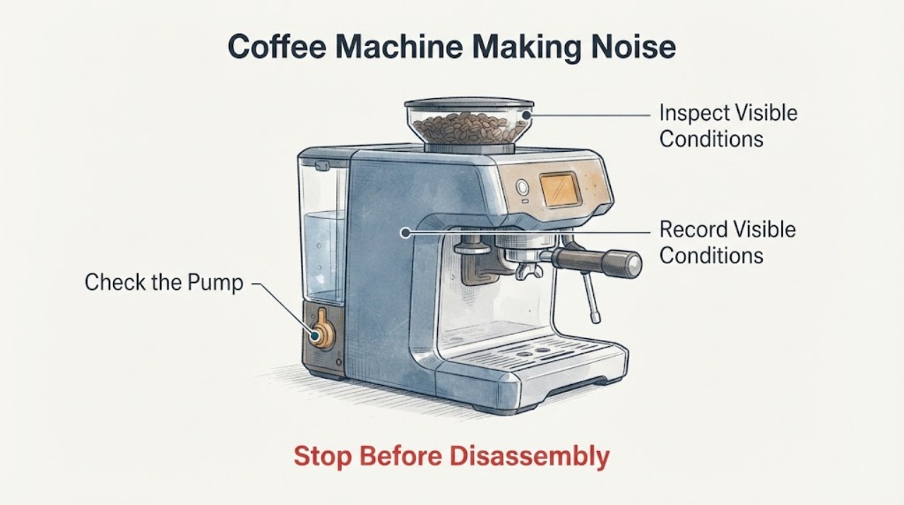 Coffee Machine Making Noise