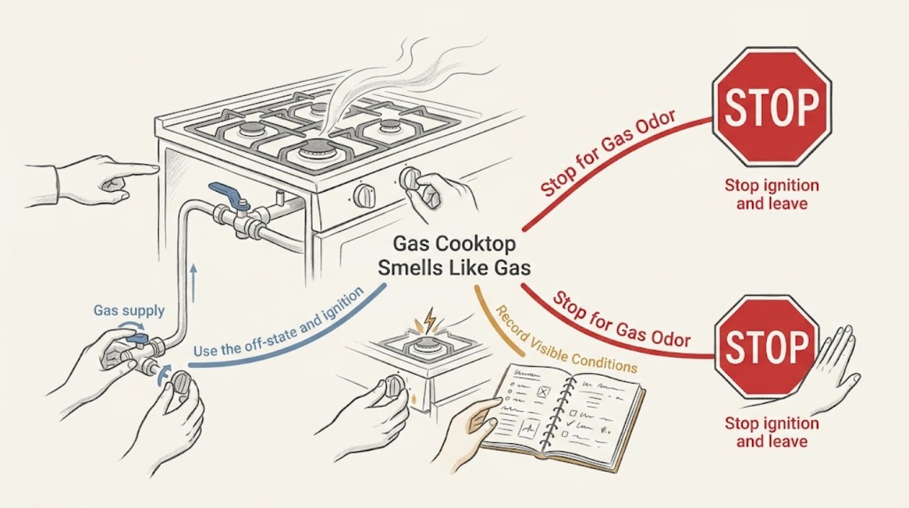 Gas Cooktop Smells Like Gas