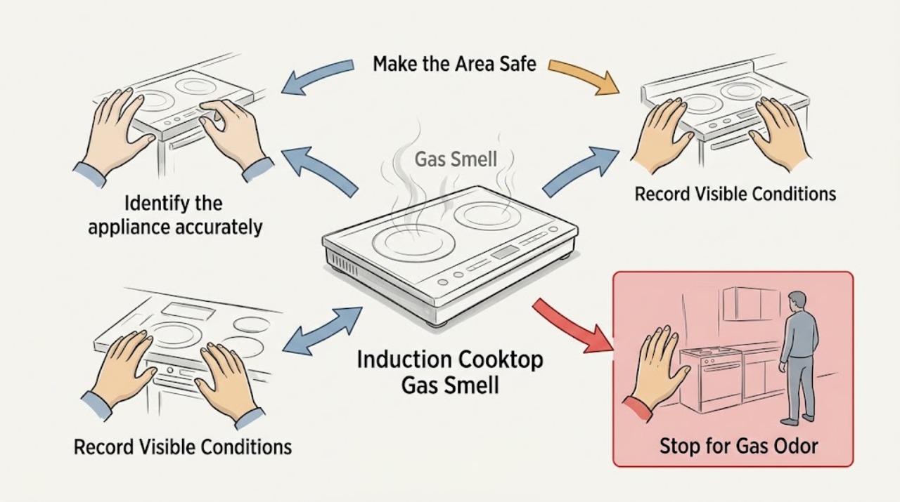 Induction Cooktop Gas Smell